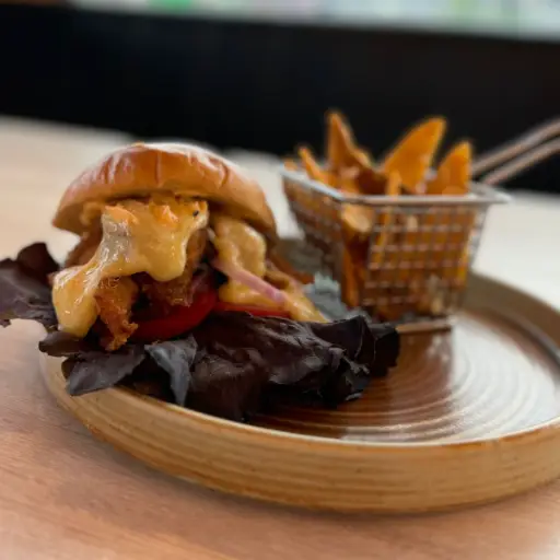 Hamburguesa De Camarón Crunch