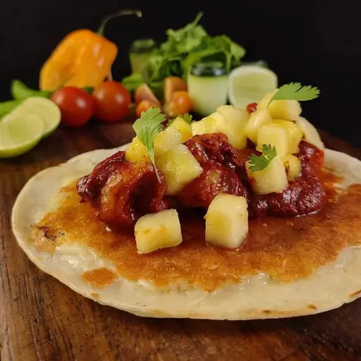 Tacos De Camaron Al Pastor