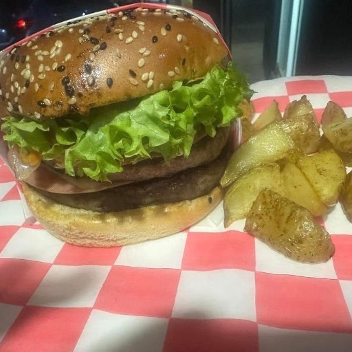 Hamburguesa con papas