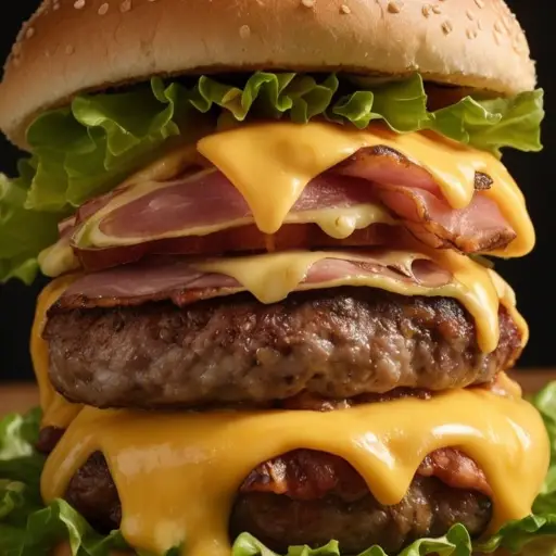 Hamburguesa doble o 1/4 de Libra