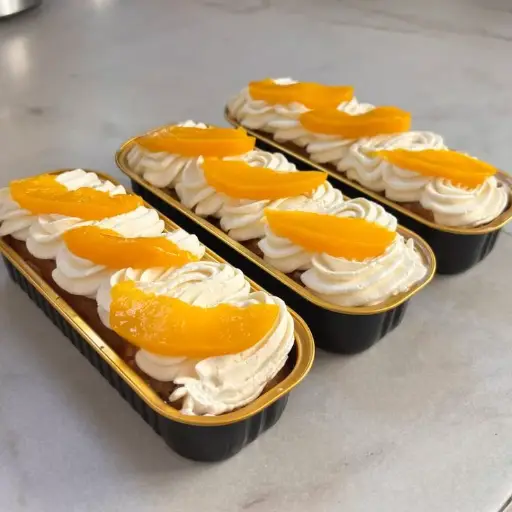 MINI CAKE DURAZNO 3 LECHES