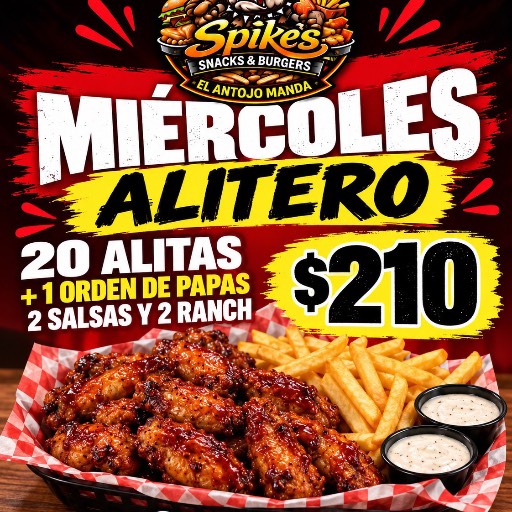 Miércoles alitero $210