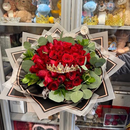 Ramo de rosas 🌹 + 👑 