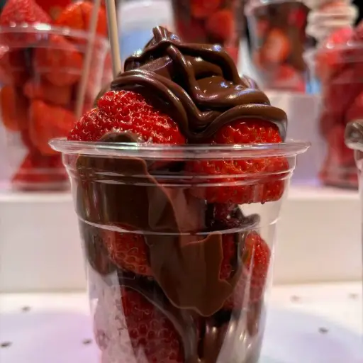 Fresas con chocolate 