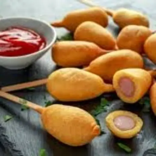 mini banderillas de salchicha