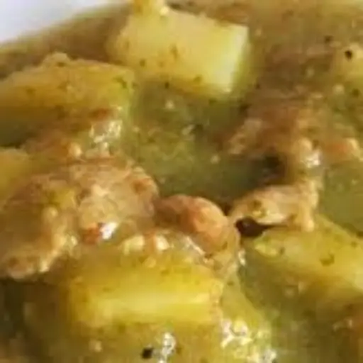 Bisteck en salsa verde