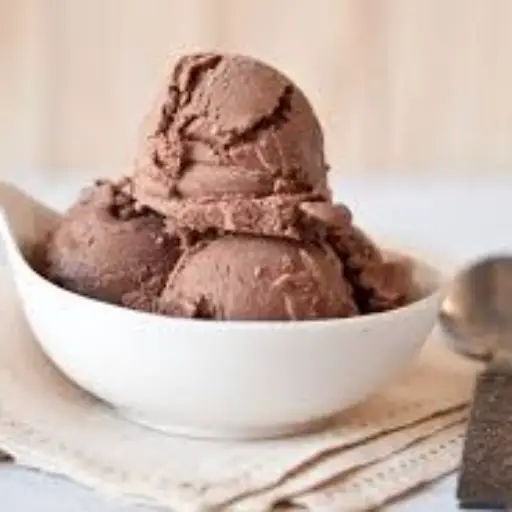 Helado de chocolate