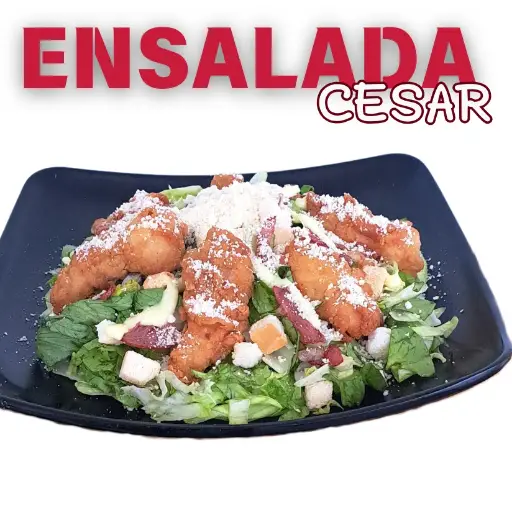 ENSALADA CESAR CON POLLO
