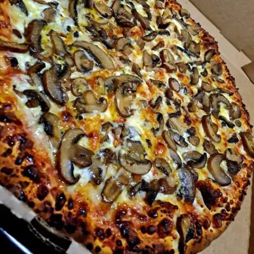 Pizza de Champiñones