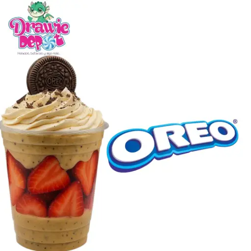 Fresas con Crema Sabor Oreo 