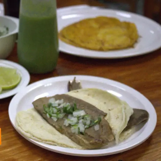 Taco de lengua 