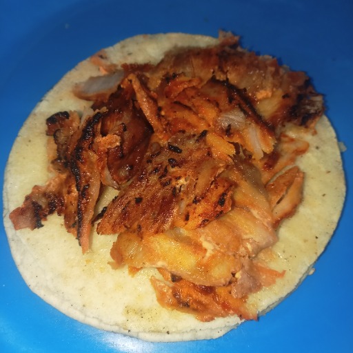 Taco al pastor Maiz