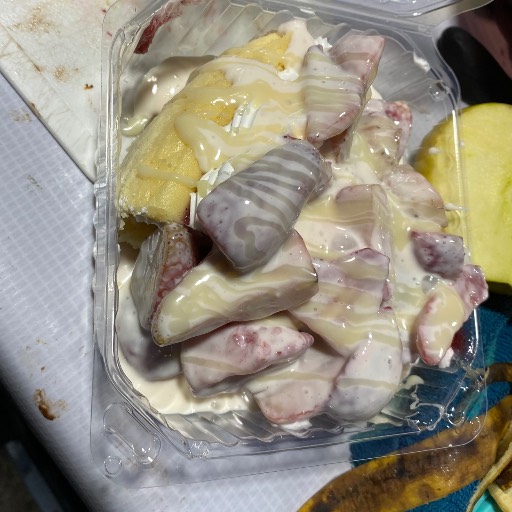 Rebanada+ fresas con crema 