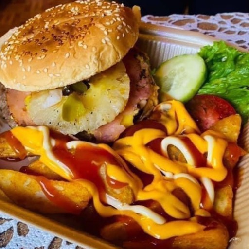 Hamburguesa Hawaiana 