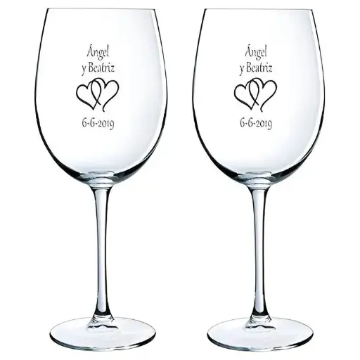 copas grabadas 1 pieza