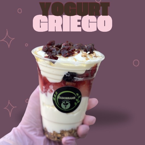 Yogurt griego con fruta 