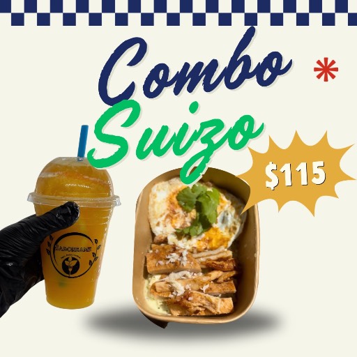 Chilaquiles + proteína + Huevo + Jugo de 1/2