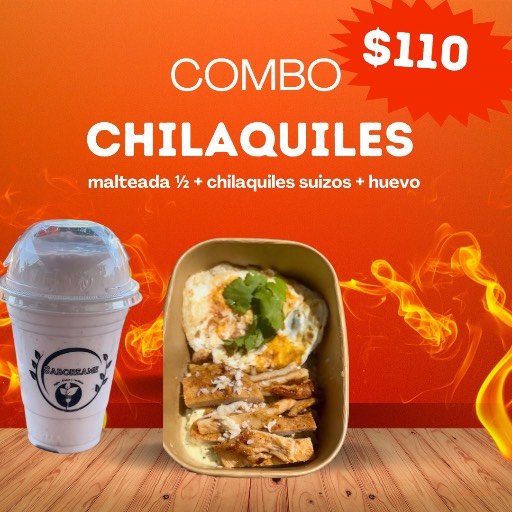 Chilaquiles + Malteada 1/2 