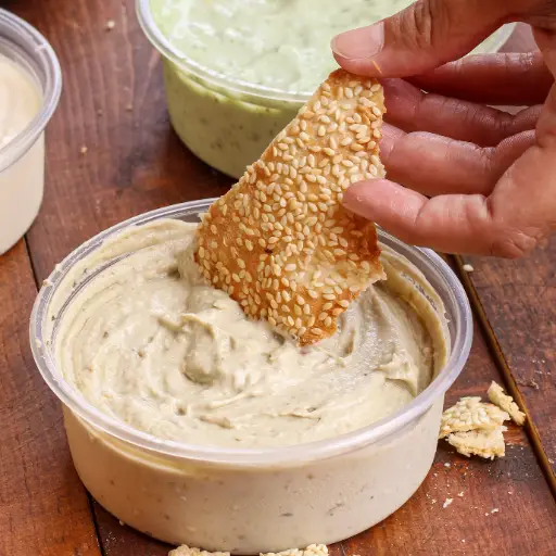 1/4 crema de Berenjena (baba ganush)