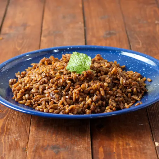Arroz con lentejas (enyadra)