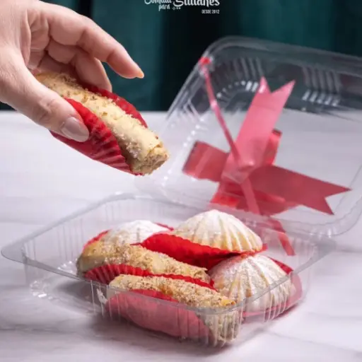 Caja con 12 dulces árabes con moño