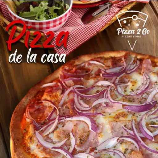 Pizza de Tocino con Cebolla 