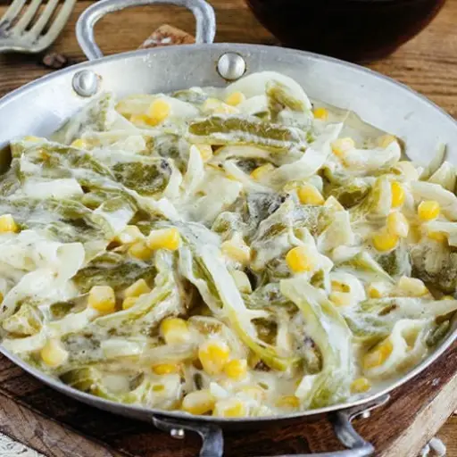Rajas con crema 