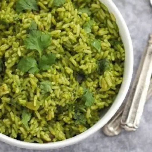 Arroz al cilantro