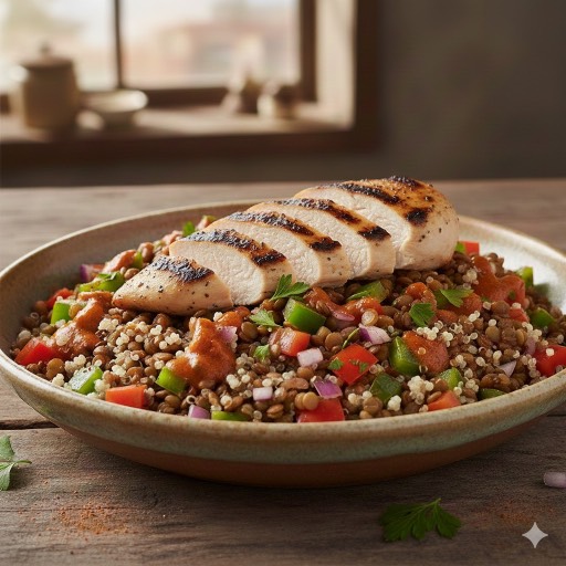 Ensalada Marroquí con Pollo