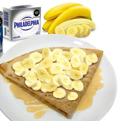 CREPA  PHILADELPHIA/PLÁTANO