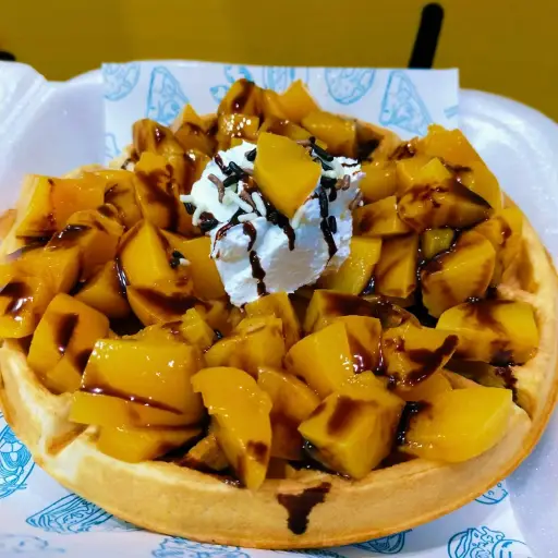 WAFFLE NUTELLA /DURAZNO