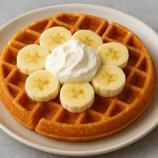 WAFFLE PHILADELPHIA/PLÁTANO 