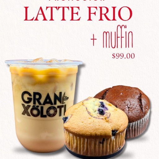Xólotl combo Muffin + Latte 
