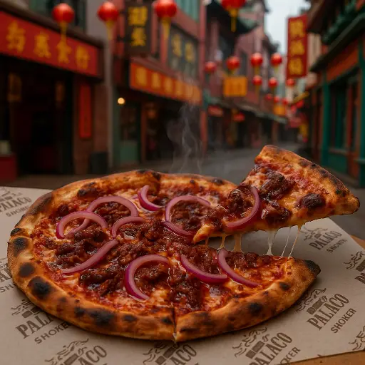 Pizza de Pulled Pork