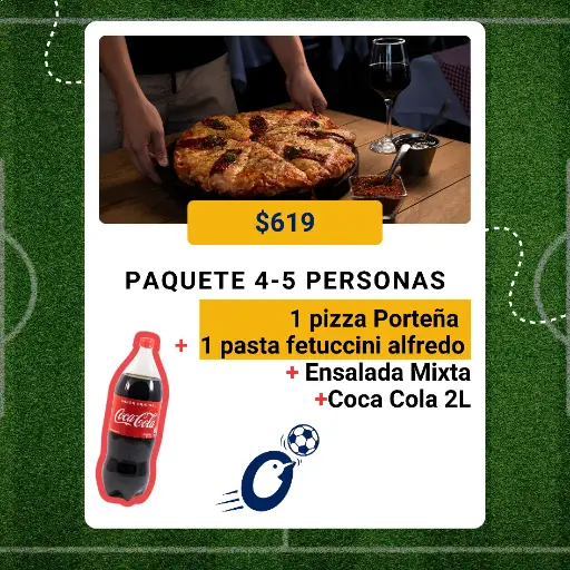 Paquete México Pizza y Pasta