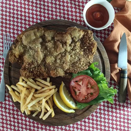 Milanesa a caballo