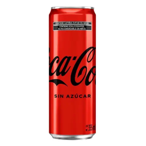 Refresco Coca-Cola Sin Azúcar Lata de 355ml