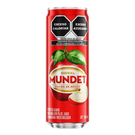 Refresco Sidral Mundet Manzana Lata 355mL