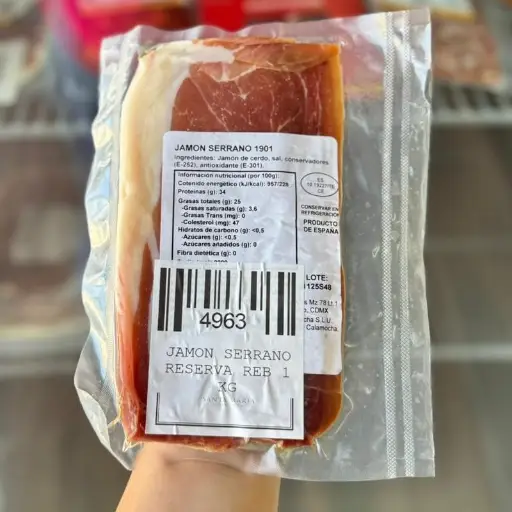 JAMON SERRANO RESERVA REB 1 KG 