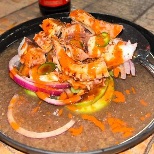 Tostada de pulpo