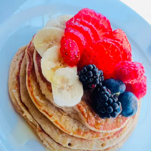 Hotcakes de avena (P15g / 300kcal)