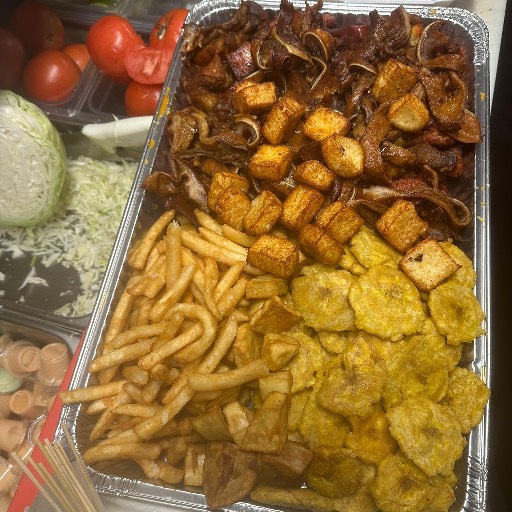 Fritura para compartir con los panas 