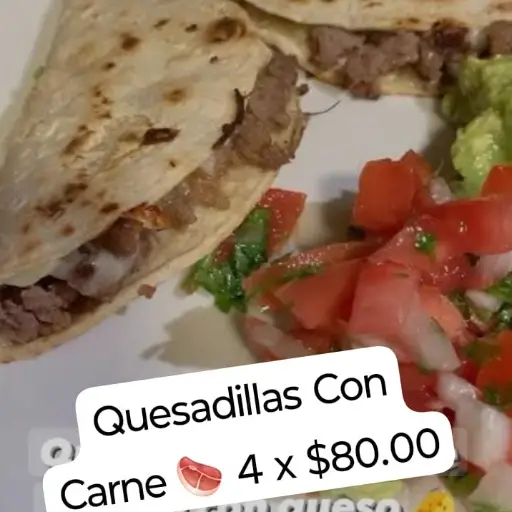 Quesadillas Con Tortilla de Maiz