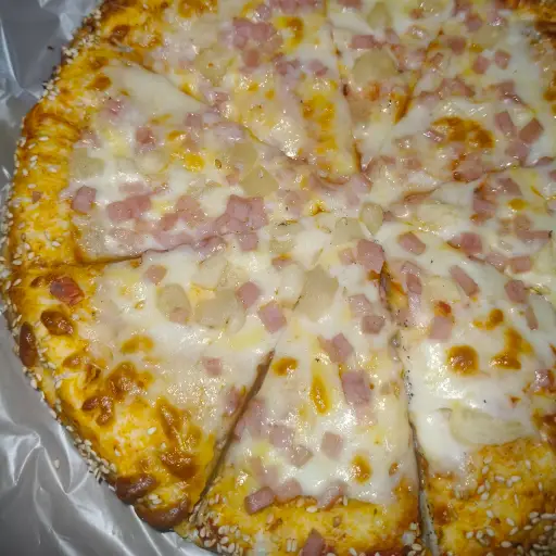 Pizza familiar hawaiana 