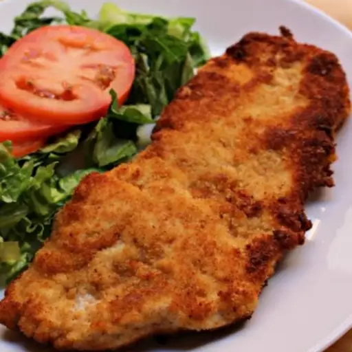 Milanesa de res rellena
