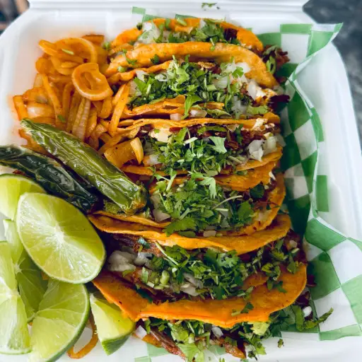 Quesabirria tortilla a mano