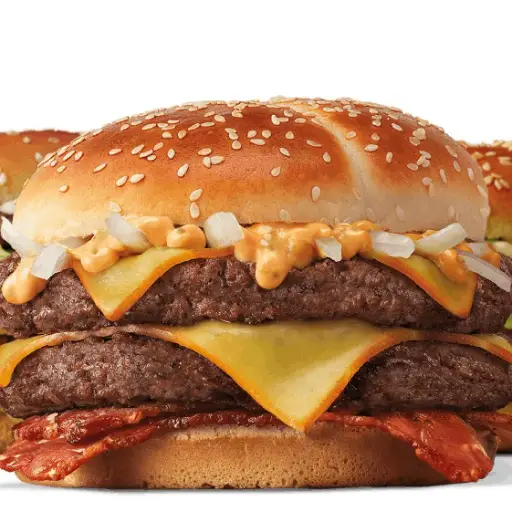 Hamburguesa doble carne sencilla 