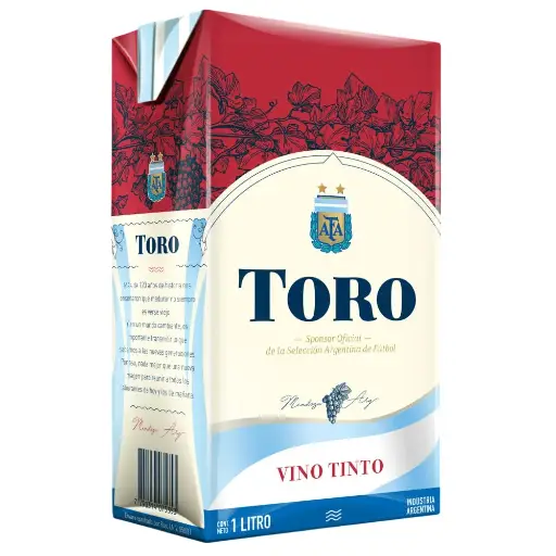 Vino Toro en caja