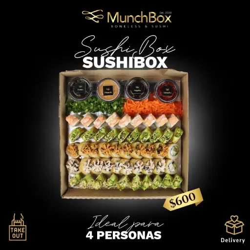 Sushi box (3-4 Personas)