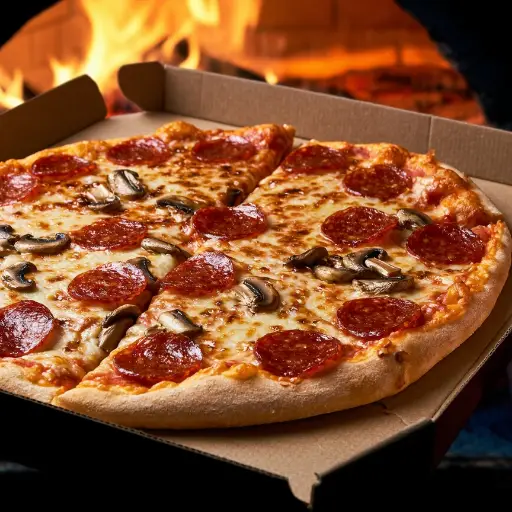 Pepperoni con Champiñon